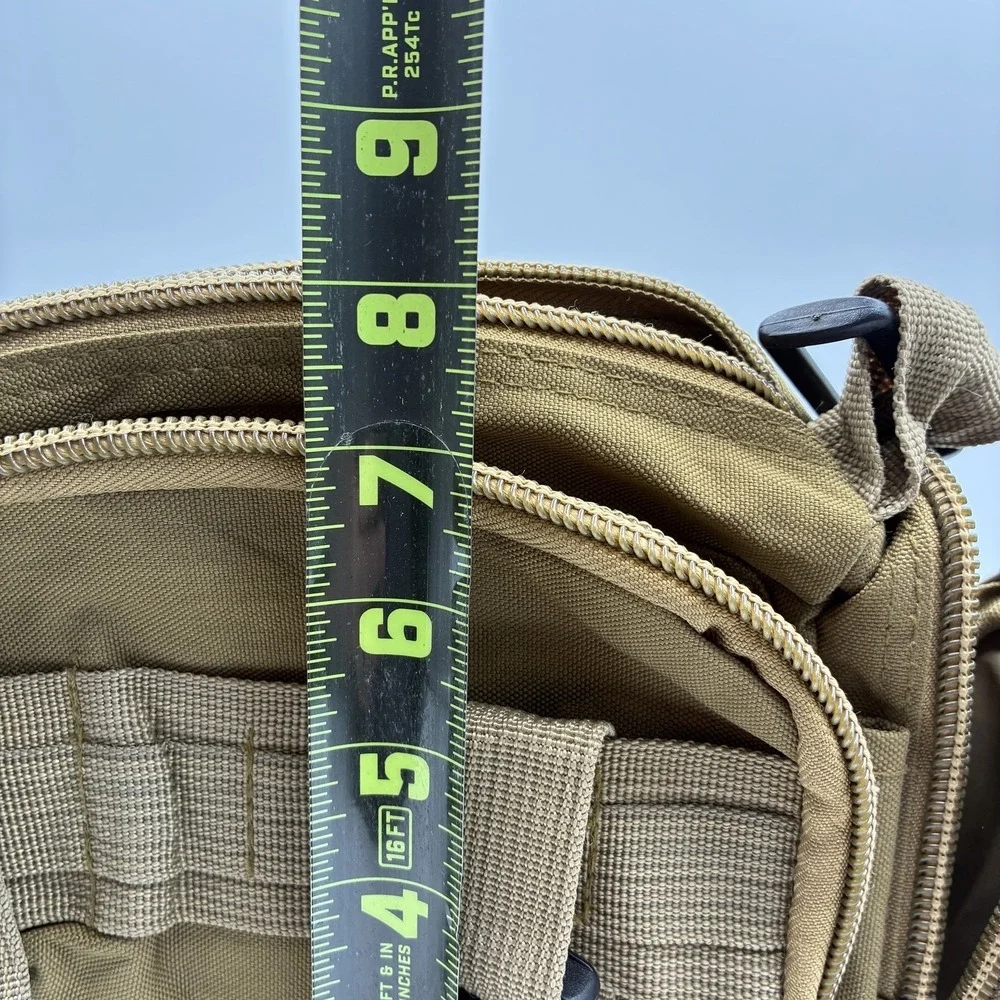 MOLLE Tactical Utility Pouch Gear Bag Tan Brown Paintball Airsoft Equipment